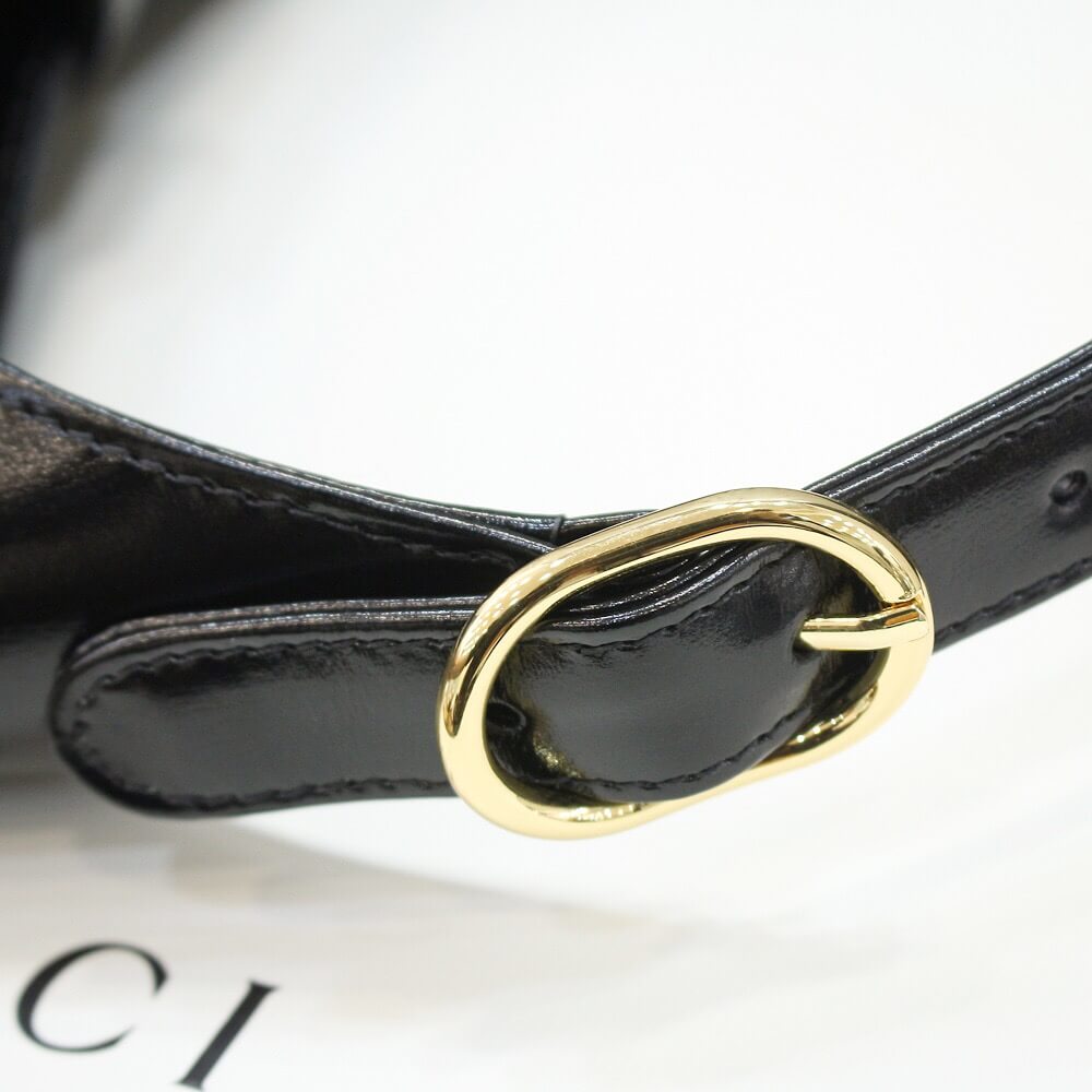 GUCCI-JACKIE-1961-SMALL-SHOULDER-BAG-BLACK-LEATHER-636709-10O0G-1000-014 GUCCI JACKIE 1961 SMALL SHOULDER BAG BLACK LEATHER 636709 10O0G 1000 014