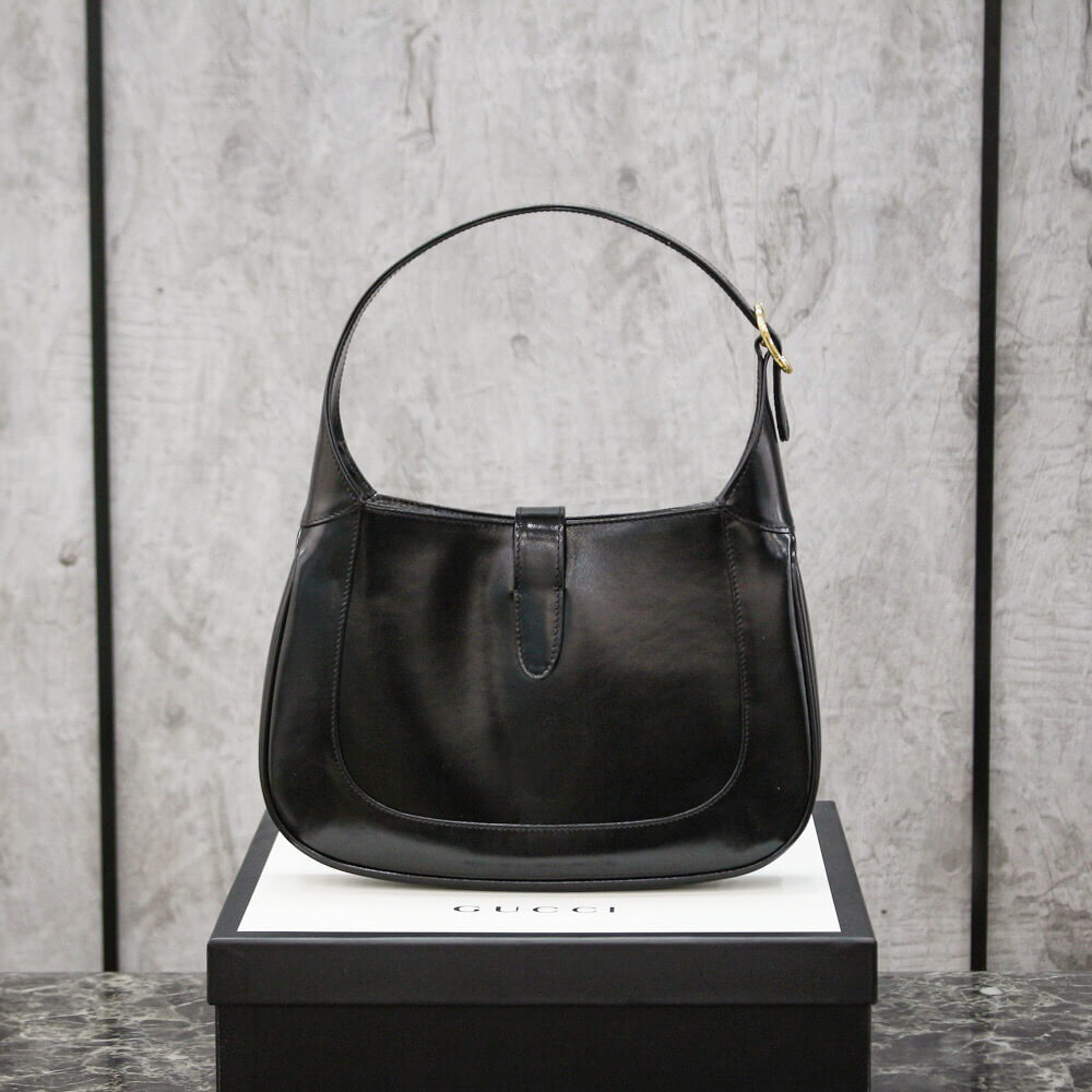 GUCCI-JACKIE-1961-SMALL-SHOULDER-BAG-BLACK-LEATHER-636709-10O0G-1000-03 GUCCI JACKIE 1961 SMALL SHOULDER BAG BLACK LEATHER 636709 10O0G 1000 03