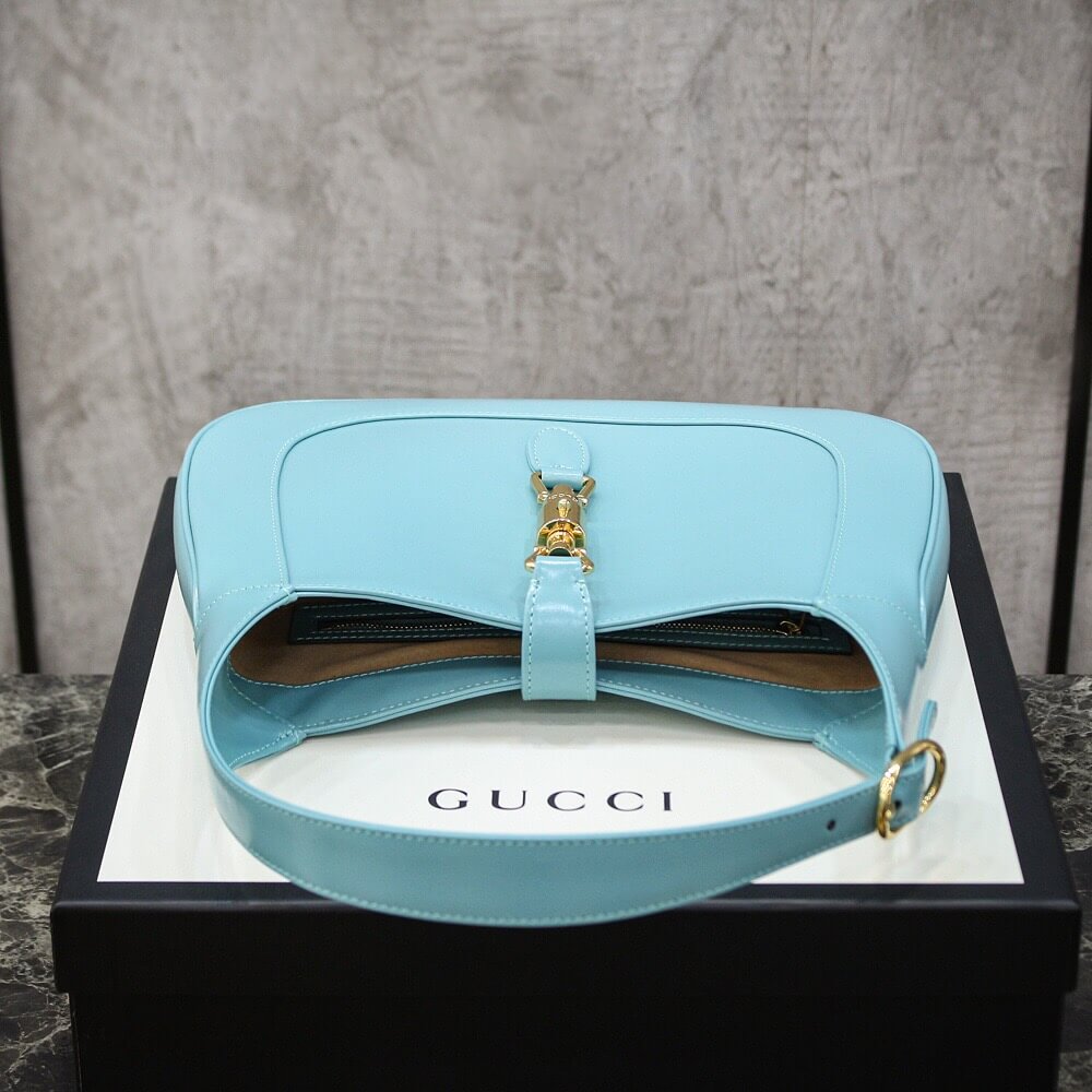 GUCCI-JACKIE-1961-SMALL-SHOULDER-BAG-LIGHT-BLUE-LEATHER-636709-10O0G-4933-06 GUCCI JACKIE 1961 SMALL SHOULDER BAG LIGHT BLUE LEATHER 636709 10O0G 4933 06