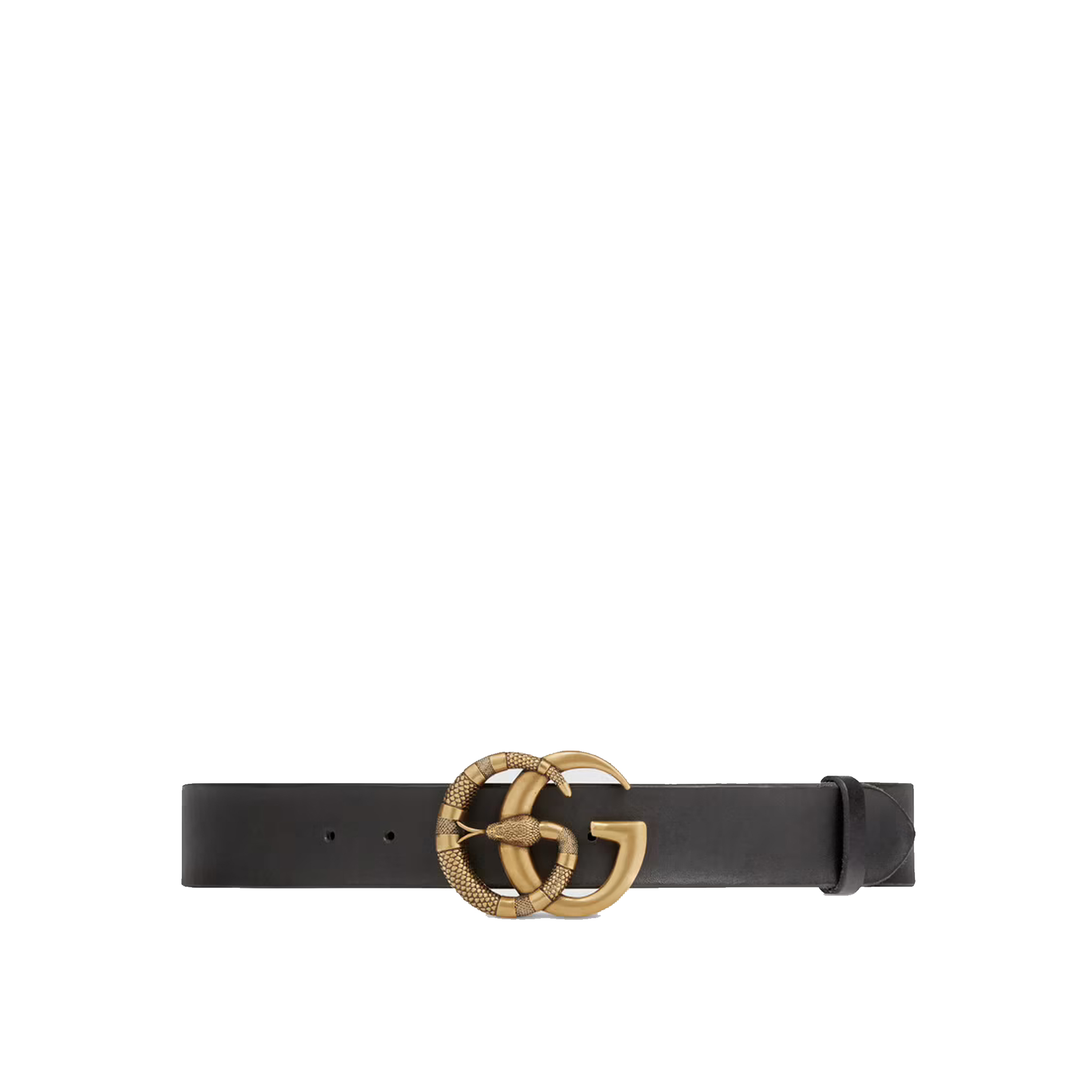 GUCCI-LEATHER-BELT-WITH-DOUBLE-G-BUCKLE-WITH-SNAKE-458949-CVE0T-1000-0 GUCCI LEATHER BELT WITH DOUBLE G BUCKLE WITH SNAKE 458949 CVE0T 1000 0