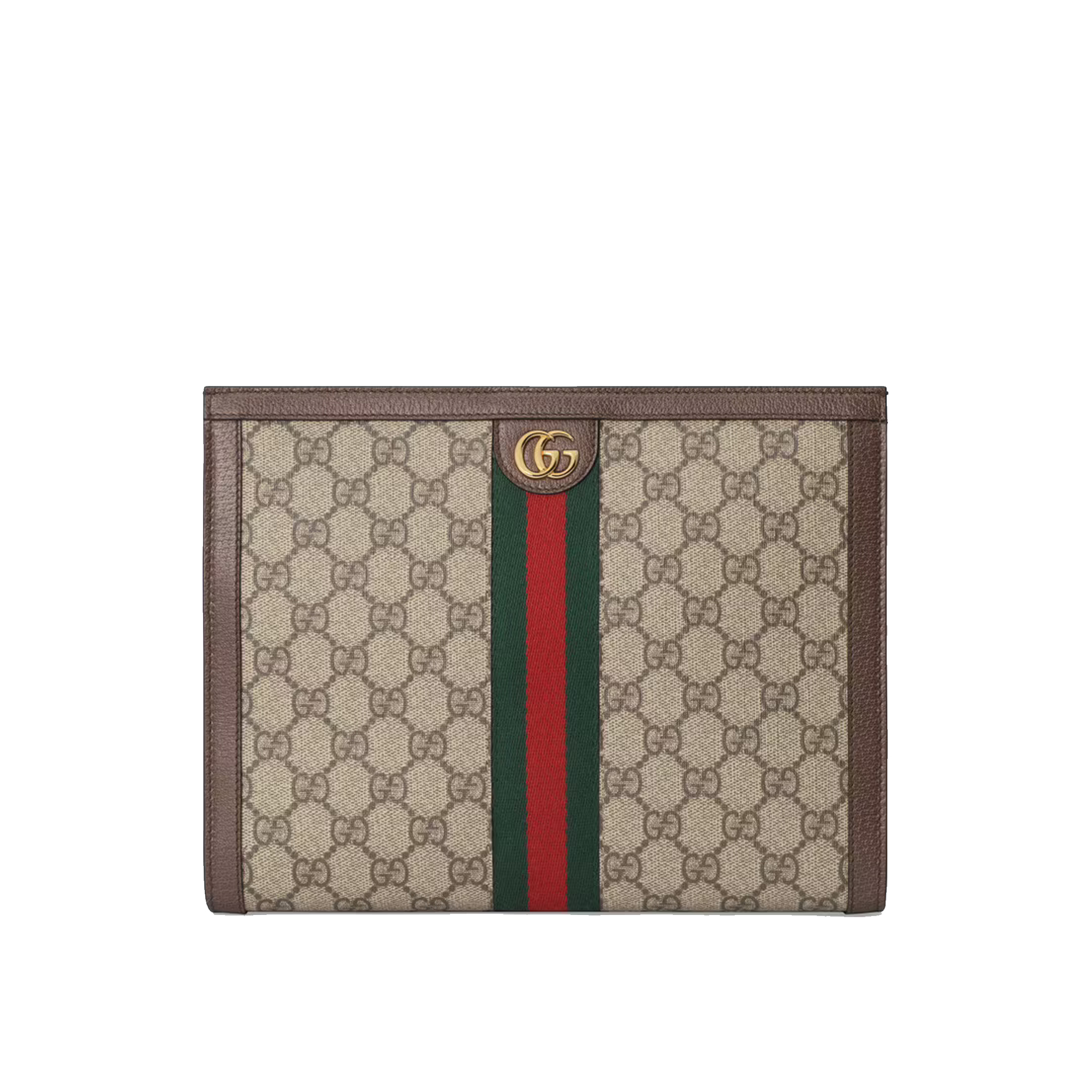 GUCCI-OPHIDIA-POUCH-BEIGE-EBONY-GG-SUPREME-CANVAS-625549-96IWG-8745-0 GUCCI OPHIDIA POUCH BEIGE EBONY GG SUPREME CANVAS 625549 96IWG 8745 0