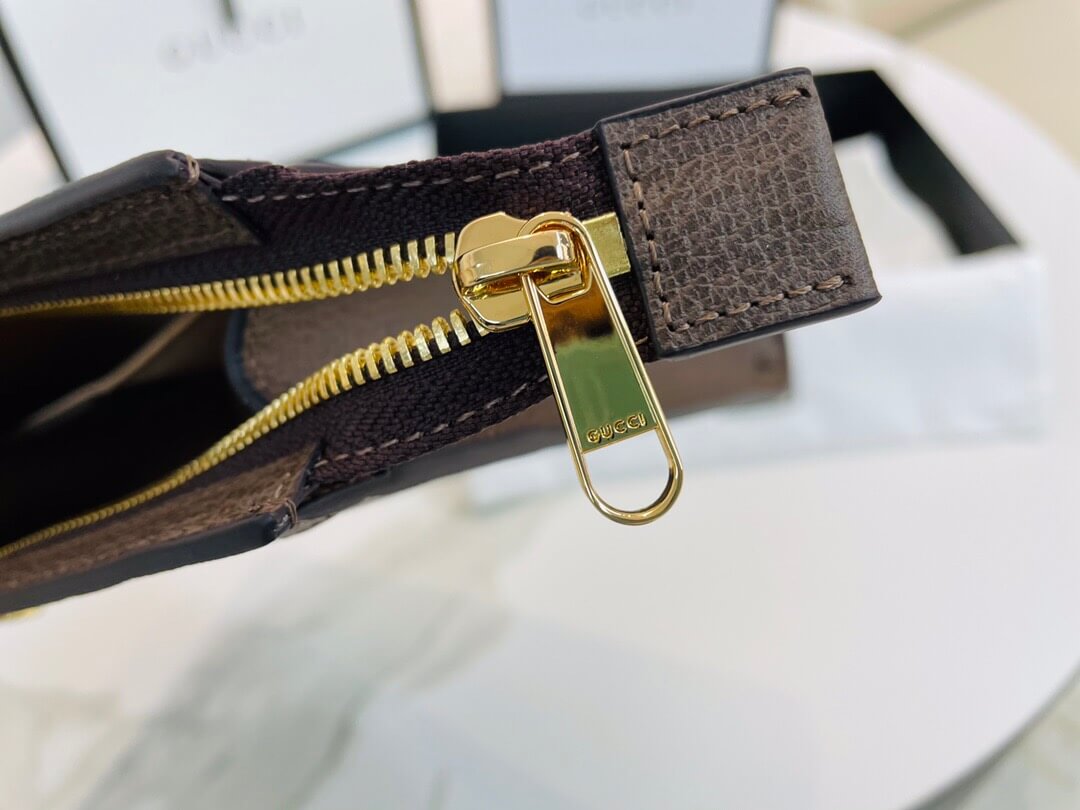 GUCCI-OPHIDIA-POUCH-BEIGE-EBONY-GG-SUPREME-CANVAS-625549-96IWG-8745-06 GUCCI OPHIDIA POUCH BEIGE EBONY GG SUPREME CANVAS 625549 96IWG 8745 06