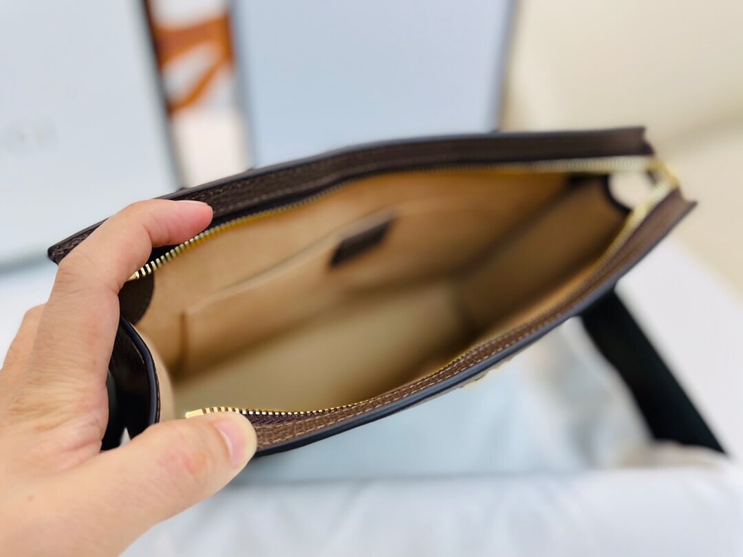 GUCCI-OPHIDIA-POUCH-BEIGE-EBONY-GG-SUPREME-CANVAS-625549-96IWG-8745-07 GUCCI OPHIDIA POUCH BEIGE EBONY GG SUPREME CANVAS 625549 96IWG 8745 07