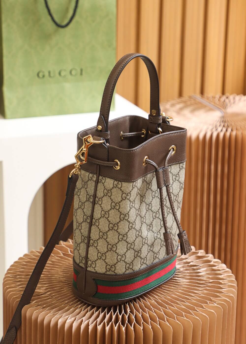 GUCCI-OPHIDIA-SMALL-GG-BUCKET-BAG-BEIGE-550621-96I3B-8745-02 GUCCI OPHIDIA SMALL GG BUCKET BAG BEIGE 550621 96I3B 8745 02