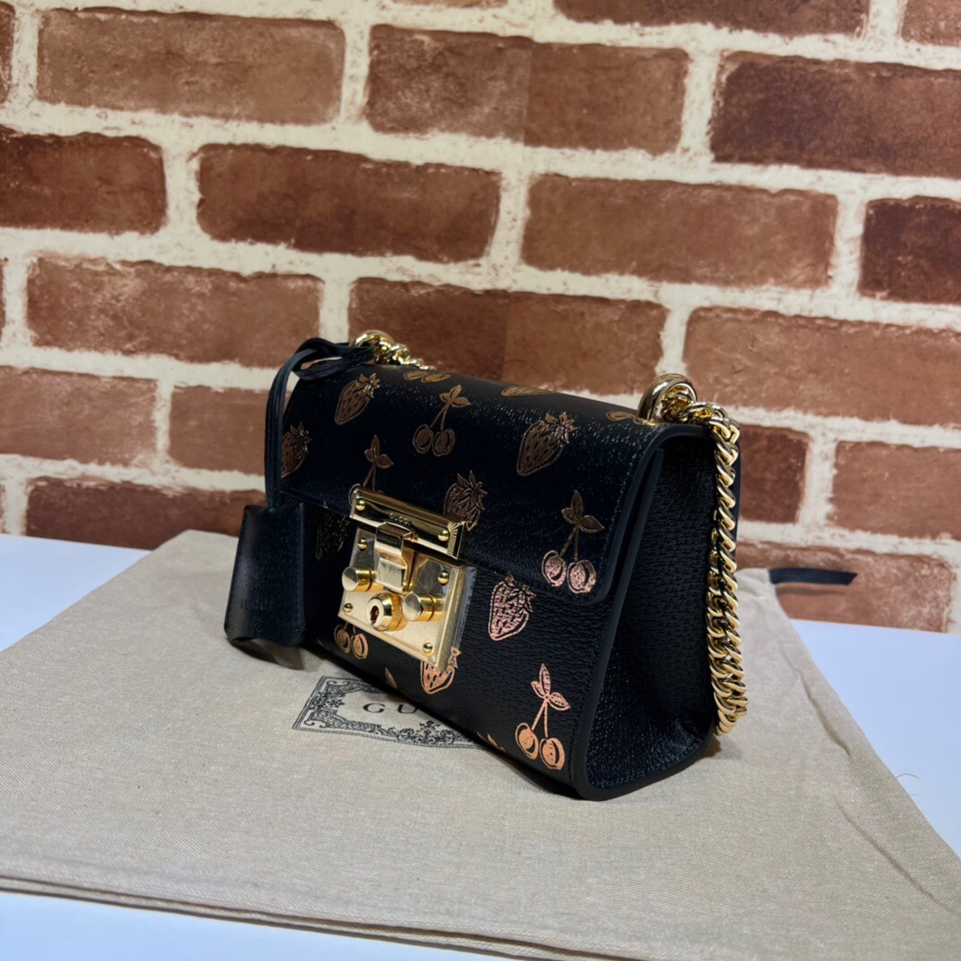 GUCCI-PADLOCK-SMALL-BERRY-SHOULDER-BAG-BLACK-409487-1T5ZG-1170-02 GUCCI PADLOCK SMALL BERRY SHOULDER BAG BLACK 409487 1T5ZG 1170 02