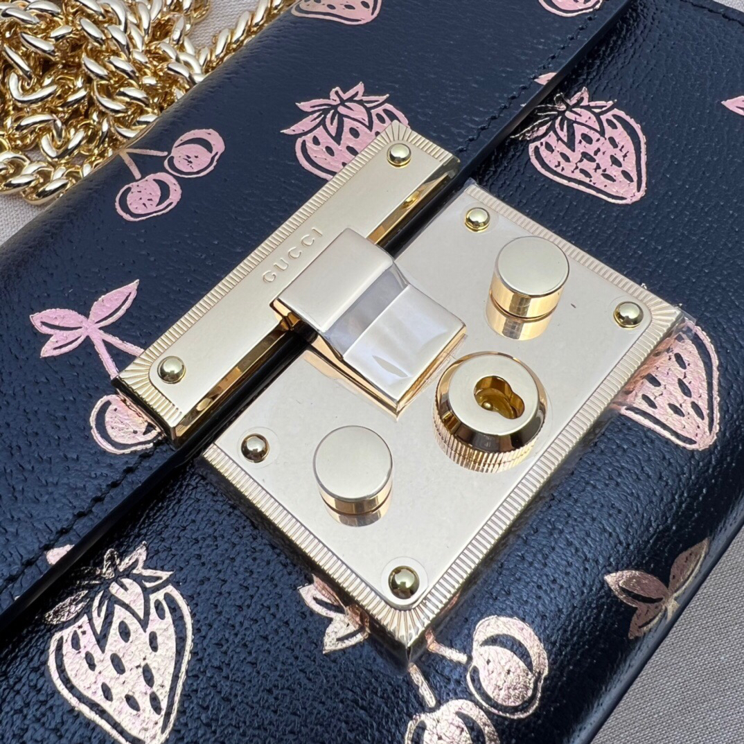 GUCCI-PADLOCK-SMALL-BERRY-SHOULDER-BAG-BLACK-409487-1T5ZG-1170-05 GUCCI PADLOCK SMALL BERRY SHOULDER BAG BLACK 409487 1T5ZG 1170 05