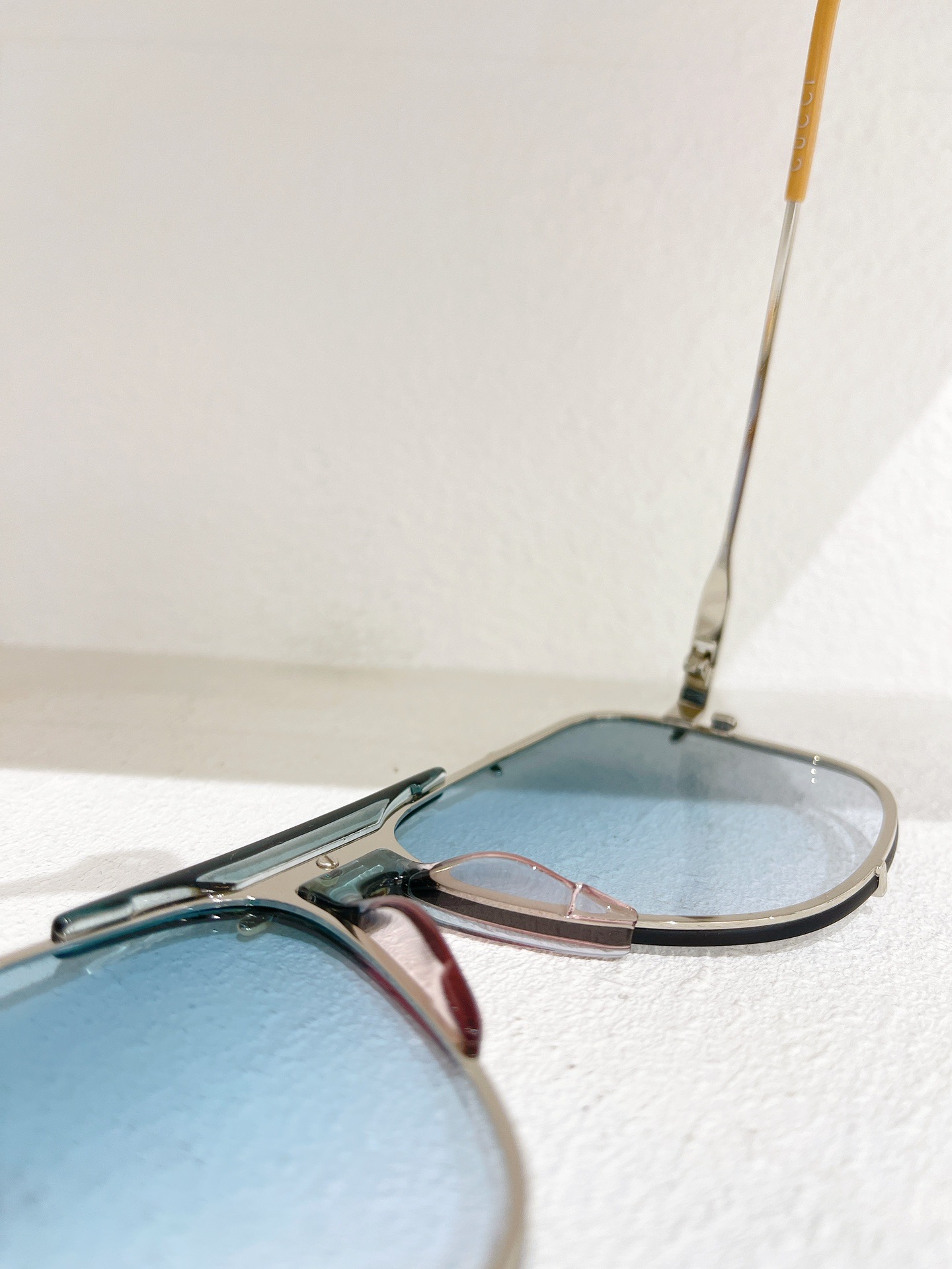 GUCCI-SILVER-FRAME-BROWN-LENS-SUNGLASSES-GG0739S-003-03 GUCCI SILVER FRAME BROWN LENS SUNGLASSES GG0739S 003 03