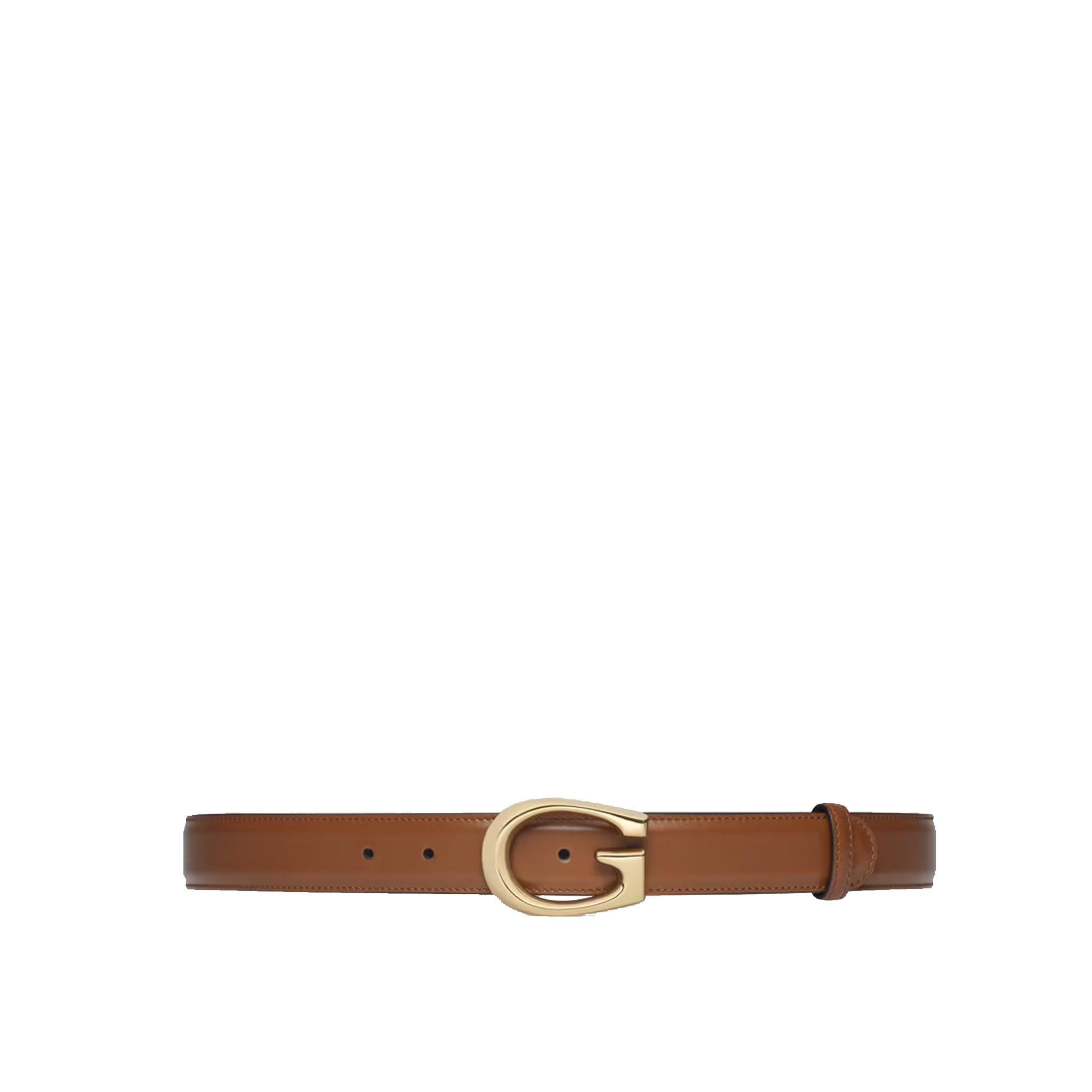 GUCCI-THIN-BELT-WITH-G-BUCKLE-BROWN-655566-BGH0G-2535-0 GUCCI THIN BELT WITH G BUCKLE BROWN 655566 BGH0G 2535 0