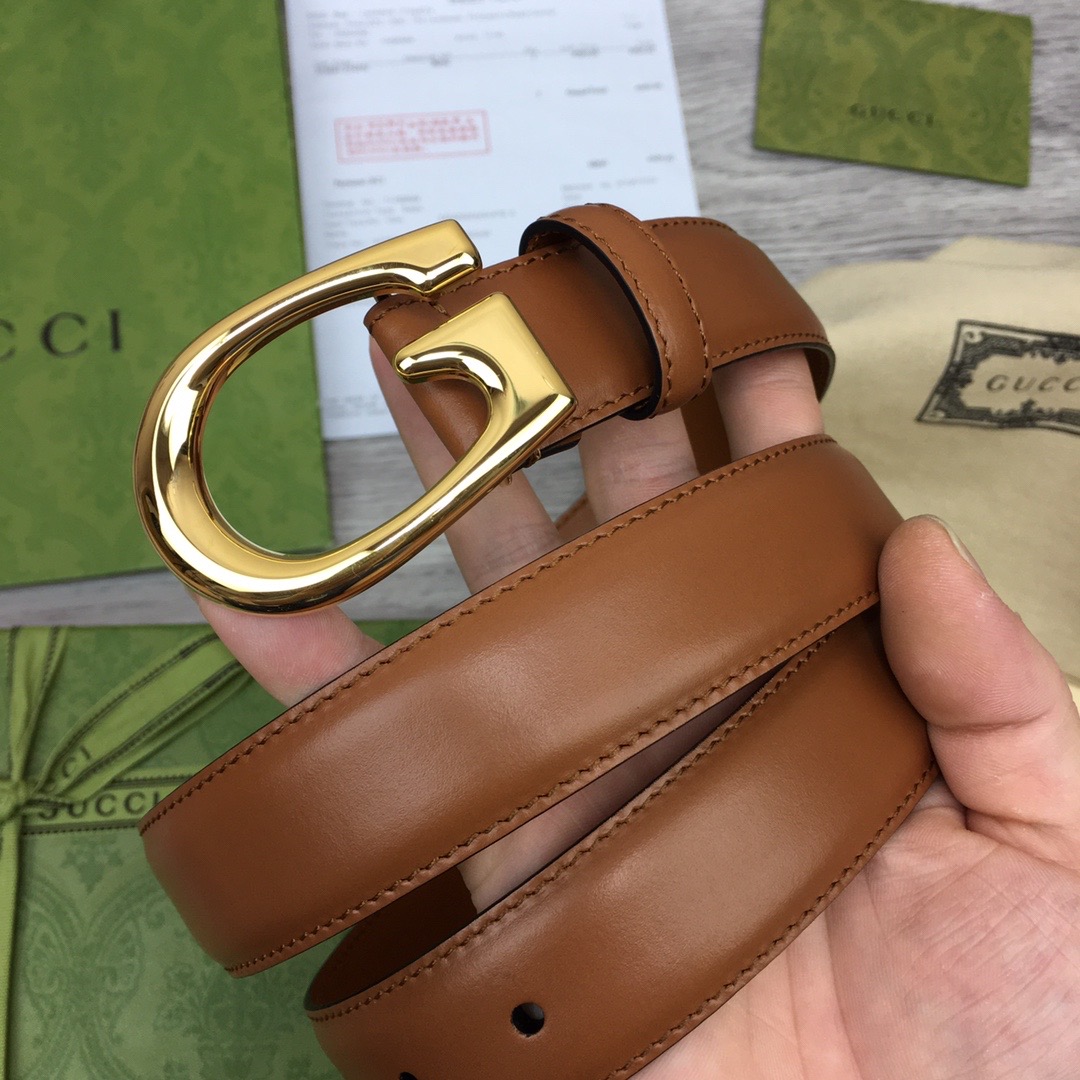 GUCCI-THIN-BELT-WITH-G-BUCKLE-BROWN-655566-BGH0G-2535-01 GUCCI THIN BELT WITH G BUCKLE BROWN 655566 BGH0G 2535 01