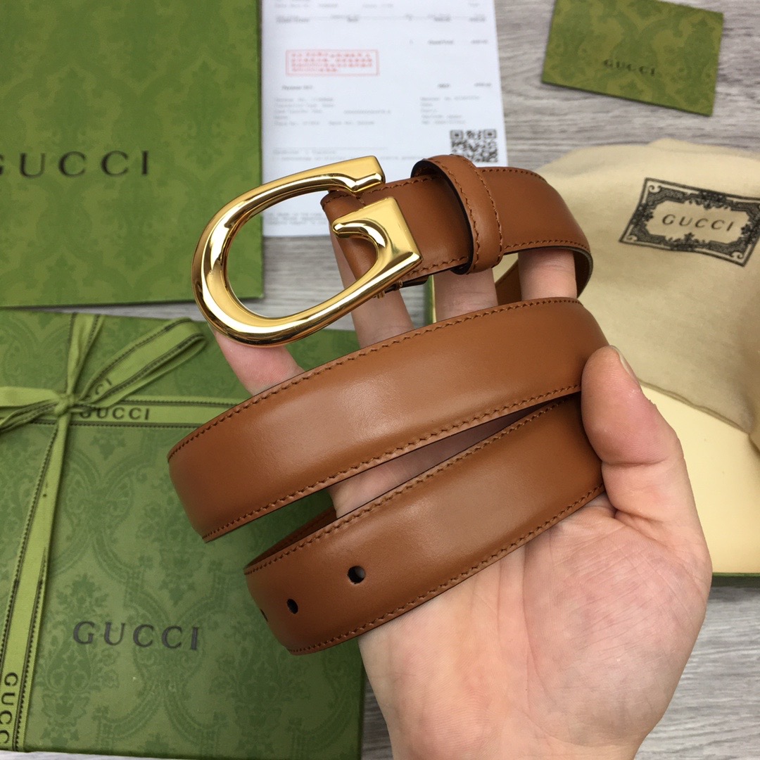GUCCI-THIN-BELT-WITH-G-BUCKLE-BROWN-655566-BGH0G-2535-02 GUCCI THIN BELT WITH G BUCKLE BROWN 655566 BGH0G 2535 02