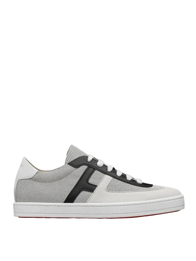 HERMES BOOMERANG SNEAKER PRUNOIR BLANC NOIR H211876ZH78400 0