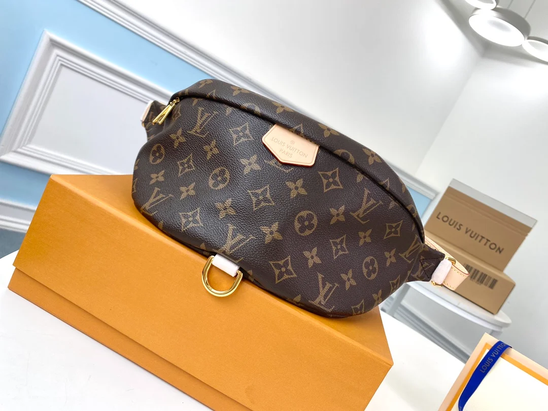 LOUIS VUITTON BUMBAG MONOGRAM COATED CANVAS M43644_1 LOUIS VUITTON BUMBAG MONOGRAM COATED CANVAS M43644 1