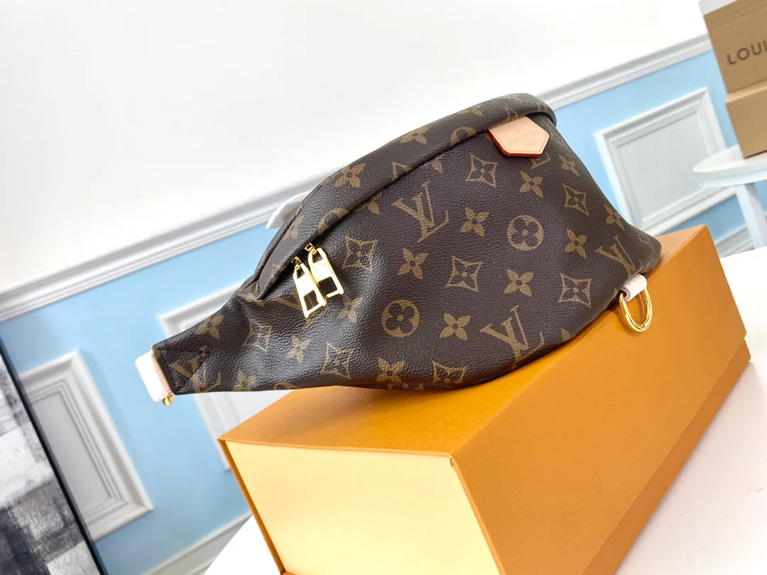 LOUIS VUITTON BUMBAG MONOGRAM COATED CANVAS M43644_2 LOUIS VUITTON BUMBAG MONOGRAM COATED CANVAS M43644 2