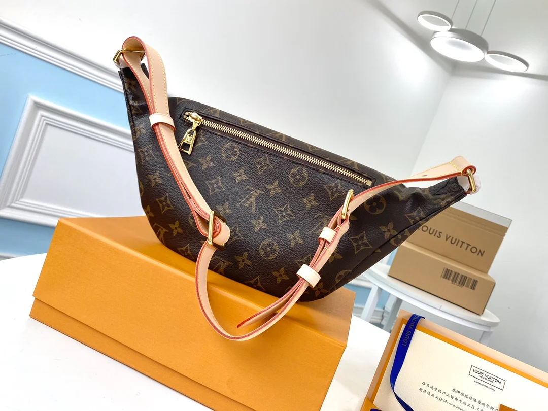 LOUIS VUITTON BUMBAG MONOGRAM COATED CANVAS M43644_3 LOUIS VUITTON BUMBAG MONOGRAM COATED CANVAS M43644 3