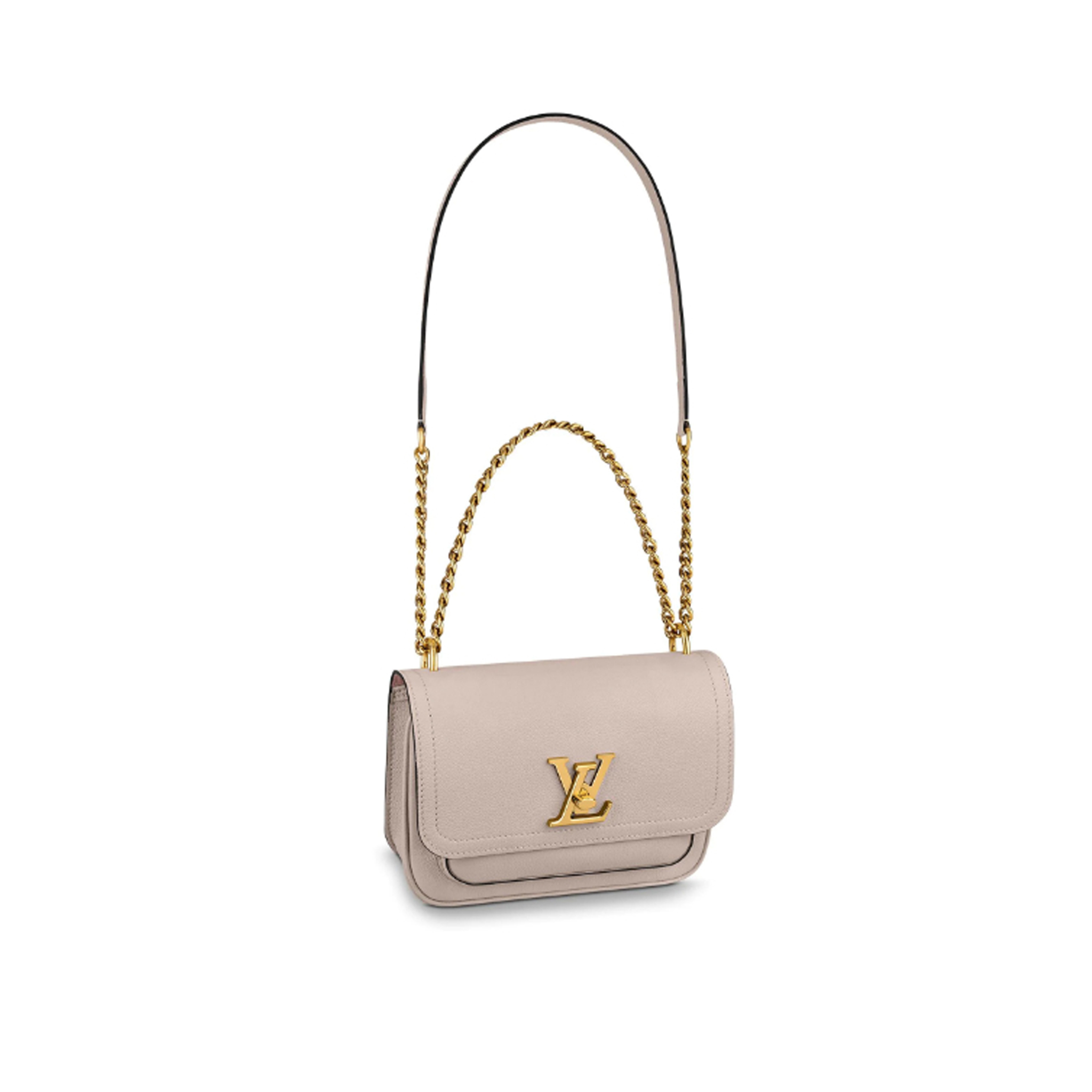 LOUIS-VUITTON-LOCKME-CHAIN-BAG-BEIGE-M57072-0 LOUIS VUITTON LOCKME CHAIN BAG BEIGE M57072 0