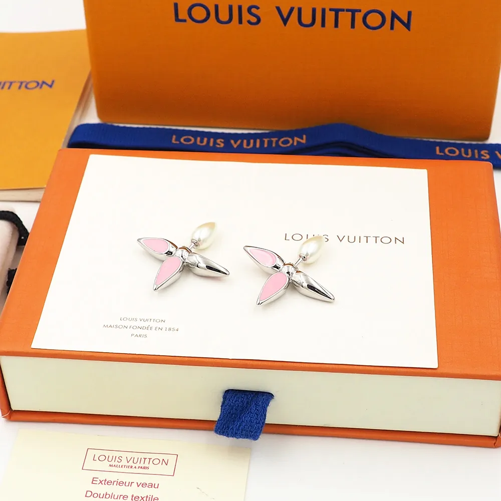 LOUIS-VUITTON-LOUISETTE-EARRINGS-PINK-M00297_3 LOUIS VUITTON LOUISETTE EARRINGS PINK M00297 3