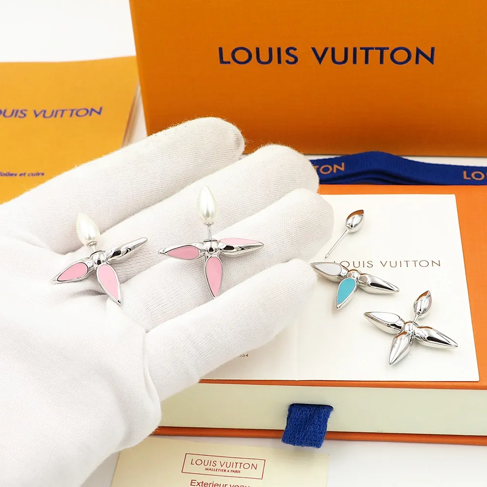LOUIS-VUITTON-LOUISETTE-EARRINGS-PINK-M00297_4 LOUIS VUITTON LOUISETTE EARRINGS PINK M00297 4