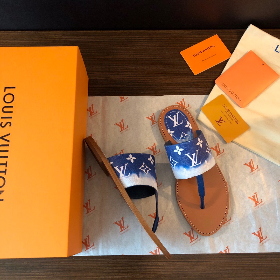 LOUIS-VUITTON-LV-ESCALE-PALMA-FLAT-THONG-BLUE-1A7TRP-04 LOUIS VUITTON LV ESCALE PALMA FLAT THONG BLUE 1A7TRP 04
