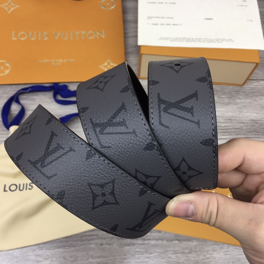 LOUIS VUITTON LV INITIALES 40MM REVERSIBLE BELT M0285V 06 LOUIS VUITTON LV INITIALES 40MM REVERSIBLE BELT M0285V 06
