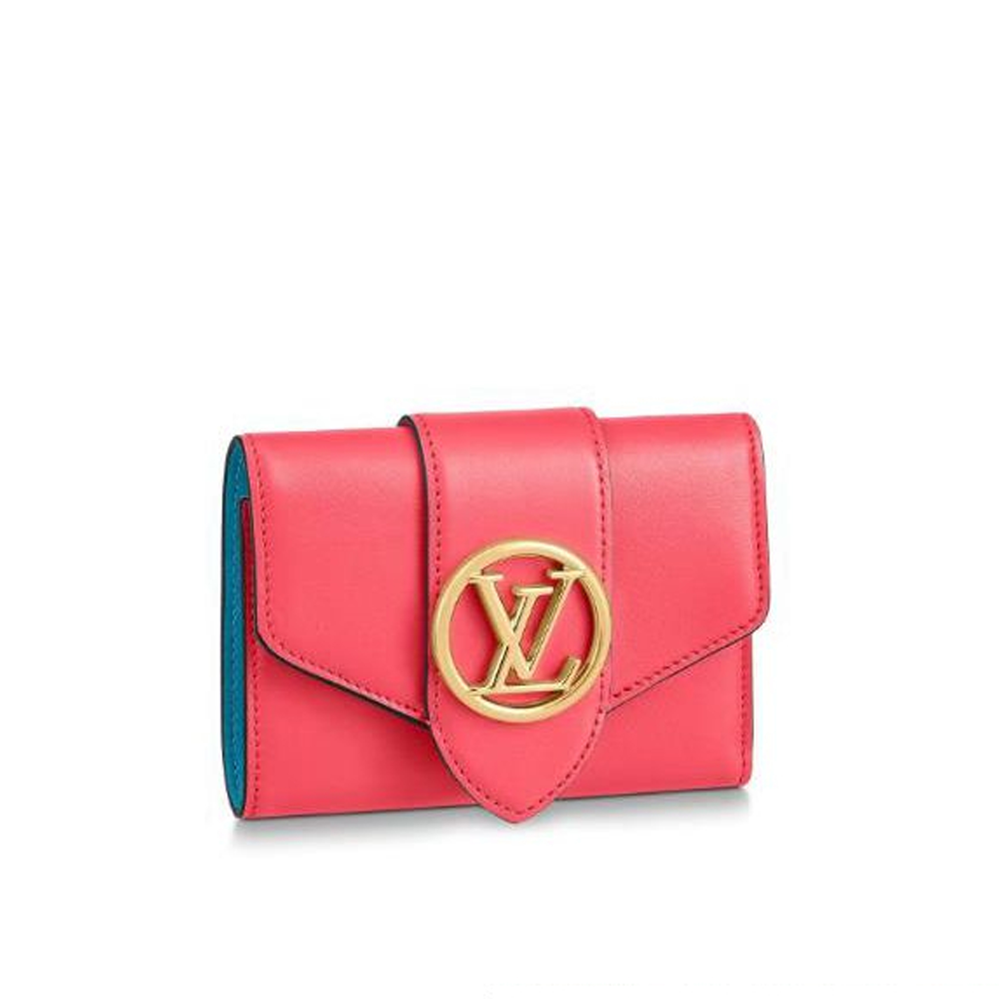 LOUIS-VUITTON--LV-PONT-9-COMPACT-WALLET-ROSE-DAHLIA-PINK-M69177-0 LOUIS VUITTON LV PONT 9 COMPACT WALLET ROSE DAHLIA PINK M69177 0