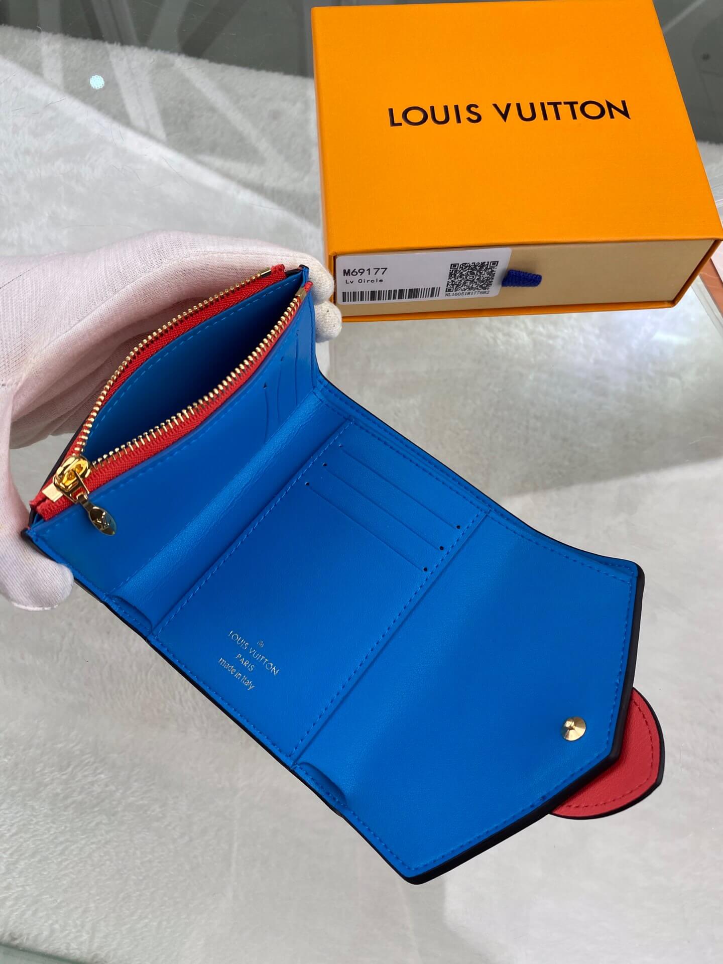 LOUIS-VUITTON--LV-PONT-9-COMPACT-WALLET-ROSE-DAHLIA-PINK-M69177-07 LOUIS VUITTON LV PONT 9 COMPACT WALLET ROSE DAHLIA PINK M69177 07