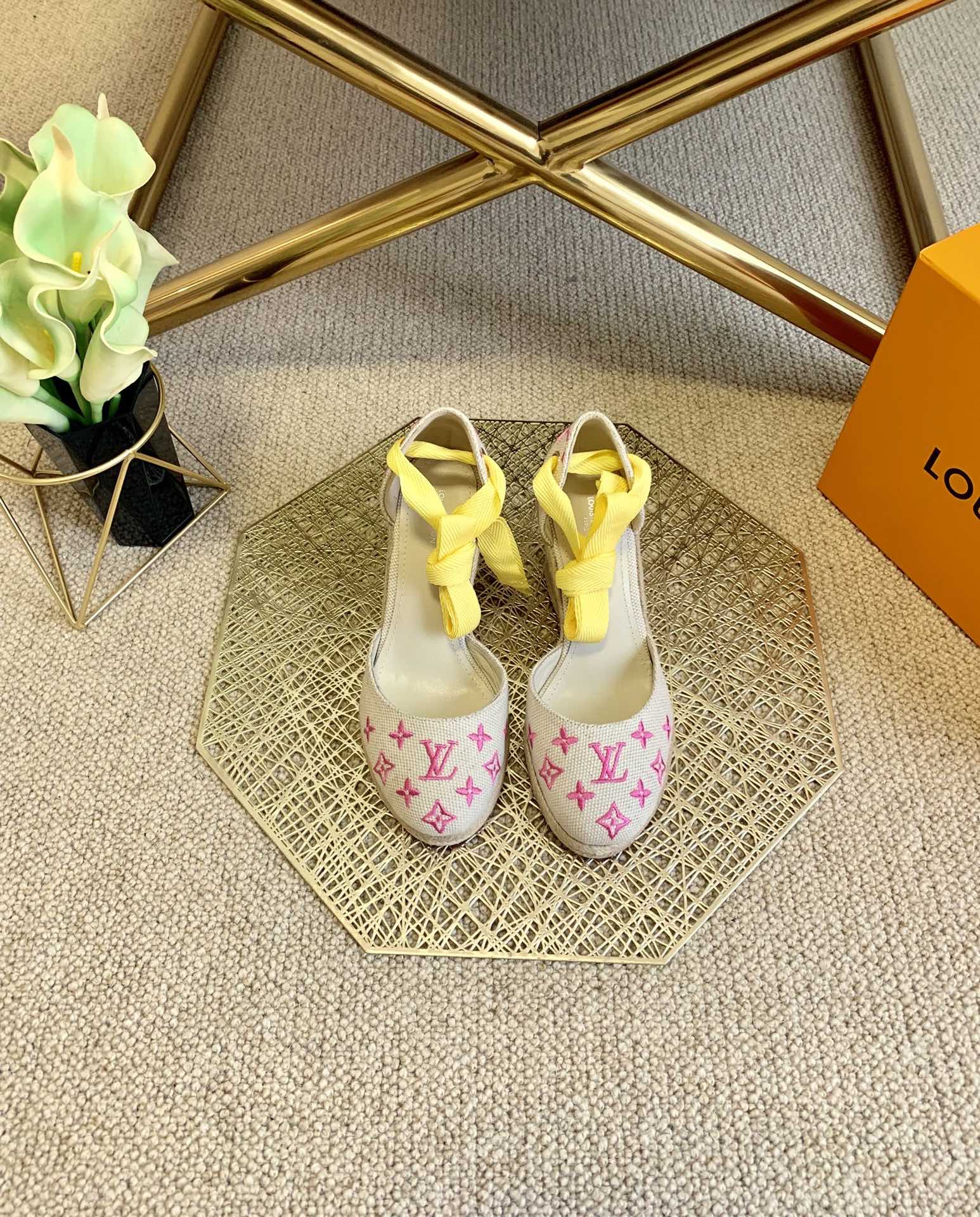 LOUIS-VUITTON-LV-STARBOARD-WEDGE-SANDAL-1A8GL8-01 LOUIS VUITTON LV STARBOARD WEDGE SANDAL 1A8GL8 01