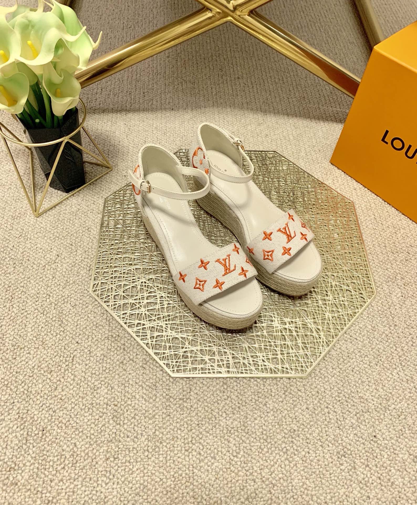 LOUIS-VUITTON-LV-STARBOARD-WEDGE-SANDAL-1A8GOI-02 LOUIS VUITTON LV STARBOARD WEDGE SANDAL 1A8GOI 02