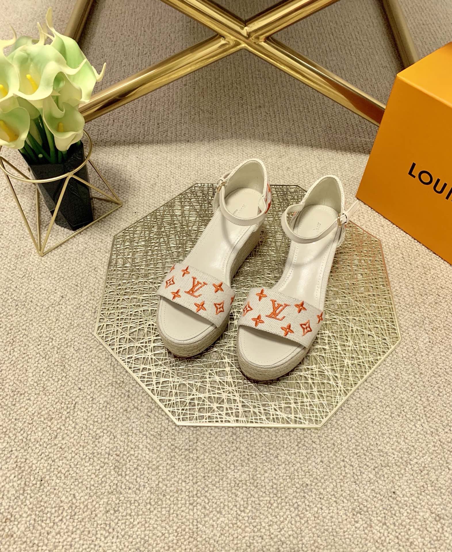 LOUIS-VUITTON-LV-STARBOARD-WEDGE-SANDAL-1A8GOI-03 LOUIS VUITTON LV STARBOARD WEDGE SANDAL 1A8GOI 03