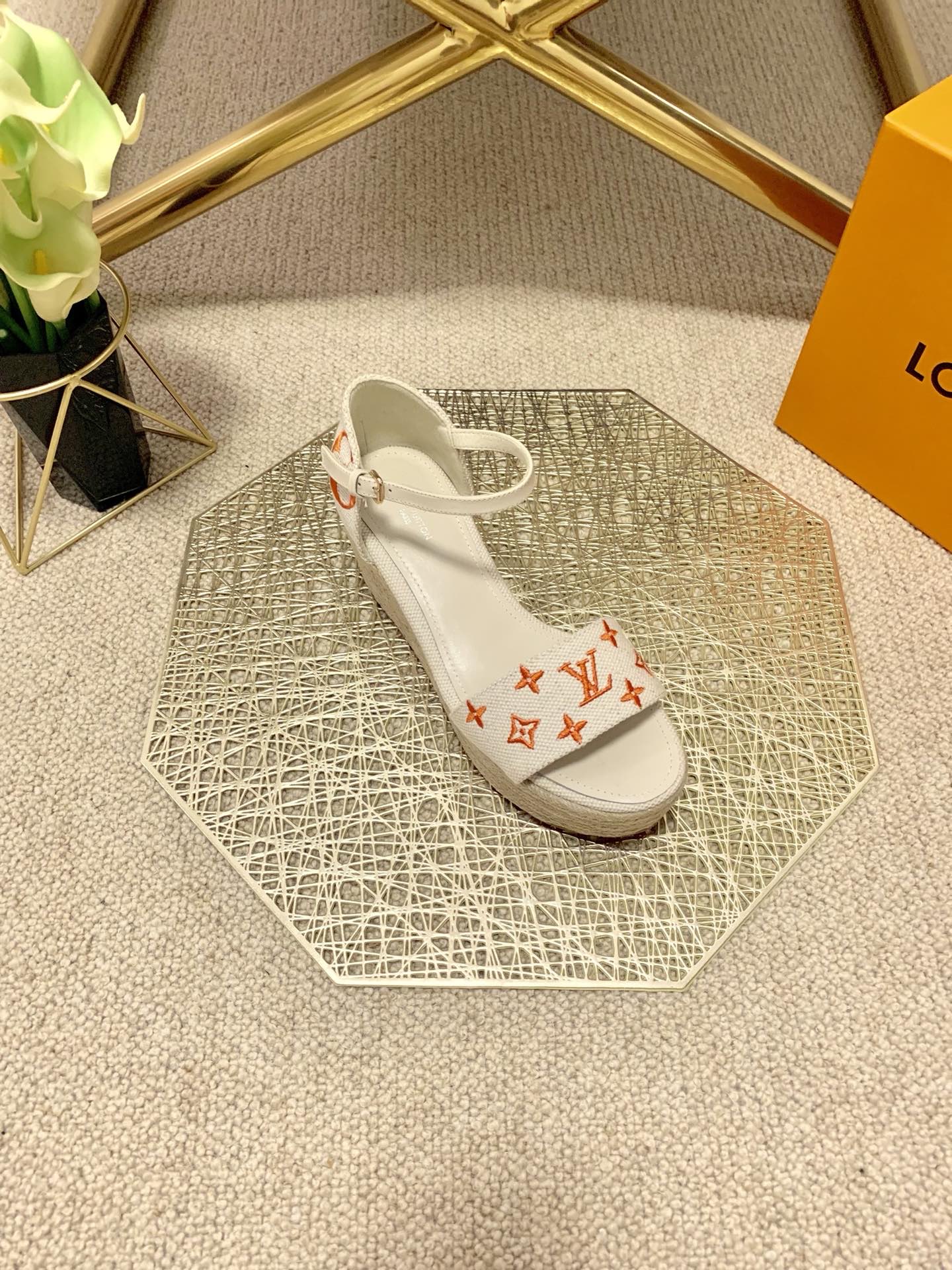 LOUIS-VUITTON-LV-STARBOARD-WEDGE-SANDAL-1A8GOI-08 LOUIS VUITTON LV STARBOARD WEDGE SANDAL 1A8GOI 08