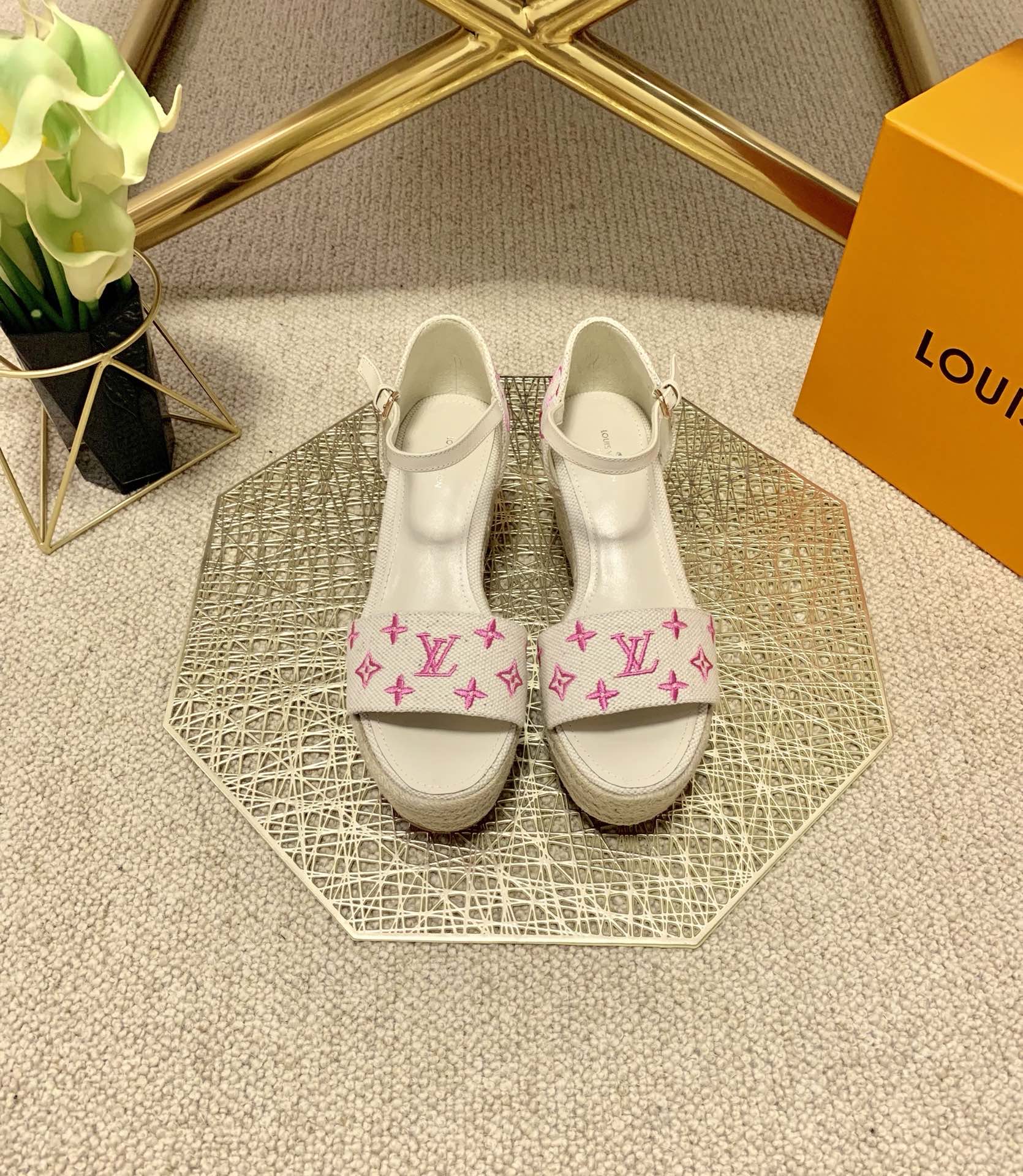 LOUIS-VUITTON-LV-STARBOARD-WEDGE-SANDAL-1A8GOZ-01 LOUIS VUITTON LV STARBOARD WEDGE SANDAL 1A8GOZ 01