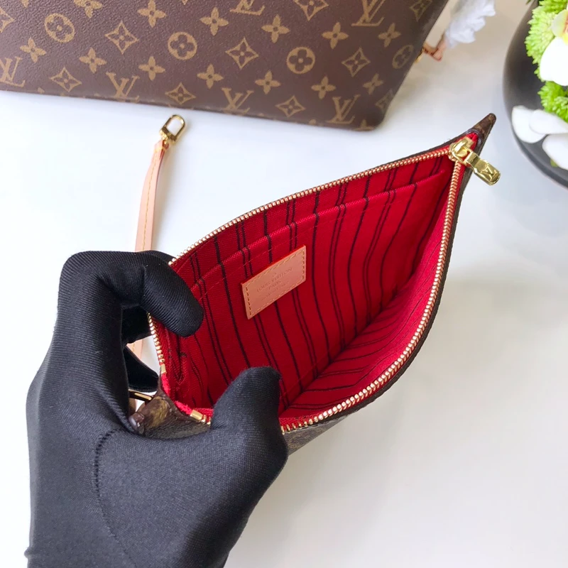 LOUIS VUITTON NEVERFULL MM TOTE BAG MONOGRAM COATED CANVAS M41177_6 LOUIS VUITTON NEVERFULL MM TOTE BAG MONOGRAM COATED CANVAS M41177 6