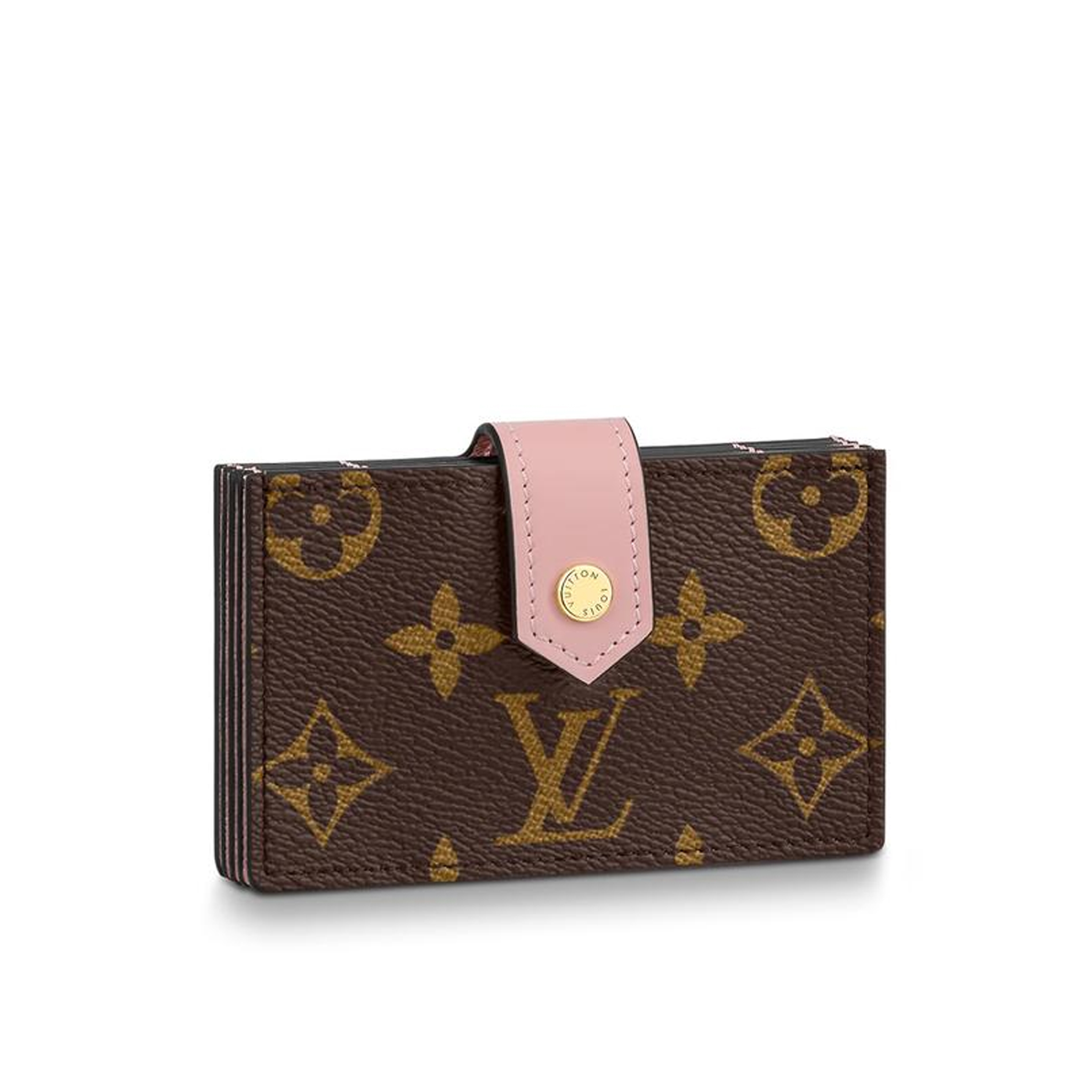 LOUIS-VUITTON-ROSE-BALLERINE-CARD-HOLDER-WALLET-M69761-0 LOUIS VUITTON ROSE BALLERINE CARD HOLDER WALLET M69761 0