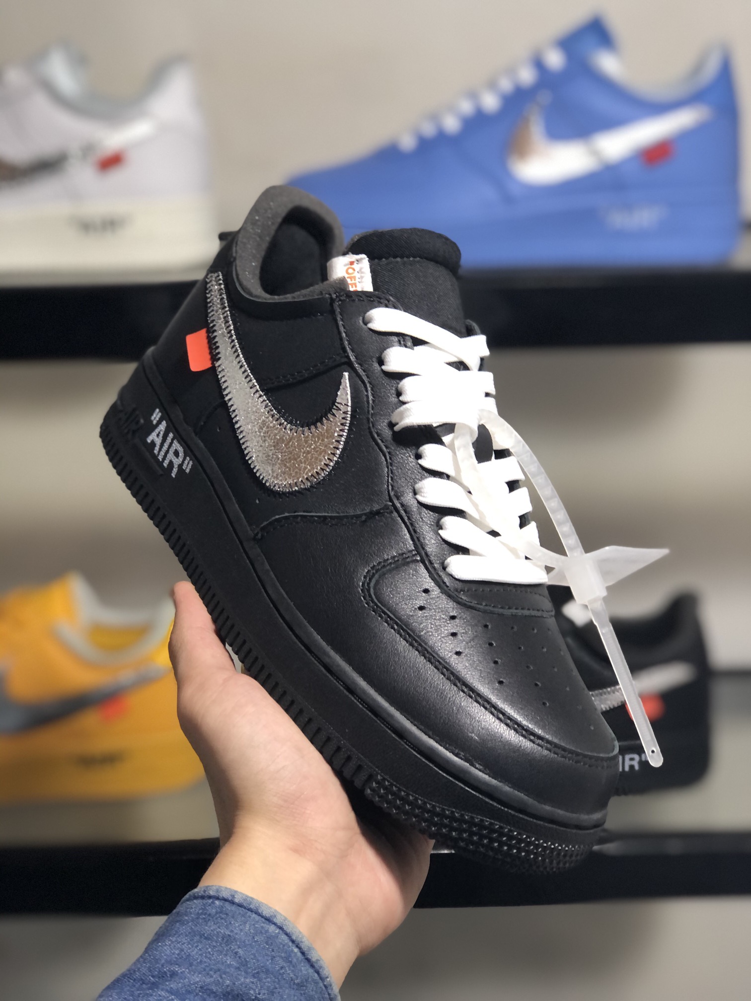 NIKE-AIR-FORCE-1-LOW-'07-VIRGIL-X-MOMA-BLACK-AV5210-001_3 NIKE AIR FORCE 1 LOW 07 VIRGIL X MOMA BLACK AV5210 001 3