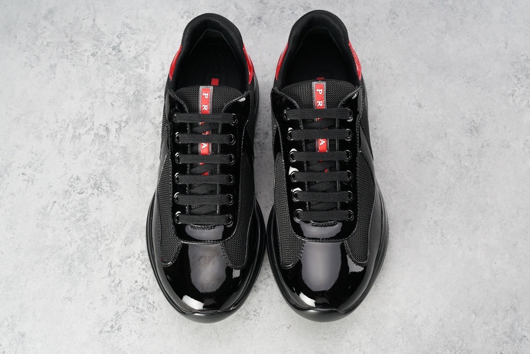PRADA-AMERICA'S-CUP-SNEAKERS-ANTHRACITE-GRAY-RED-4E3400_3L46_F0P35-01 PRADA AMERICAS CUP SNEAKERS ANTHRACITE GRAY RED 4E3400 3L46 F0P35 01