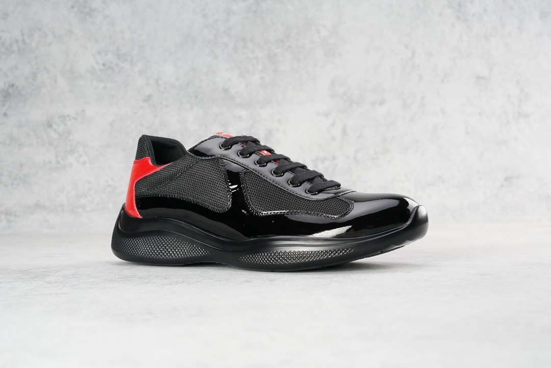 PRADA-AMERICA'S-CUP-SNEAKERS-ANTHRACITE-GRAY-RED-4E3400_3L46_F0P35-07 PRADA AMERICAS CUP SNEAKERS ANTHRACITE GRAY RED 4E3400 3L46 F0P35 07