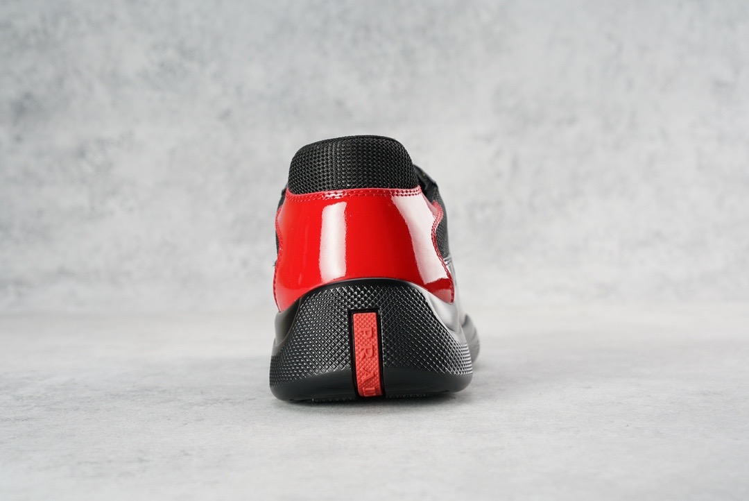 PRADA-AMERICA'S-CUP-SNEAKERS-ANTHRACITE-GRAY-RED-4E3400_3L46_F0P35-08 PRADA AMERICAS CUP SNEAKERS ANTHRACITE GRAY RED 4E3400 3L46 F0P35 08