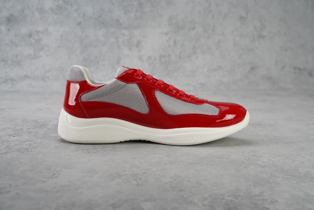 PRADA-AMERICA'S-CUP-SNEAKERS-RED-SILVER-4E3400-ASZ-F0F5C-01 PRADA AMERICAS CUP SNEAKERS RED SILVER 4E3400 ASZ F0F5C 01