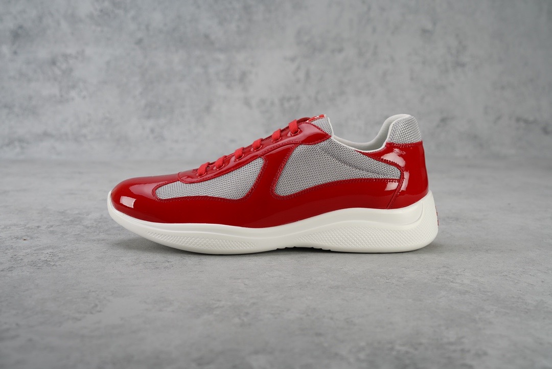 PRADA-AMERICA'S-CUP-SNEAKERS-RED-SILVER-4E3400-ASZ-F0F5C-02 PRADA AMERICAS CUP SNEAKERS RED SILVER 4E3400 ASZ F0F5C 02