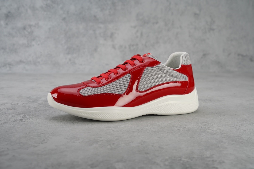 PRADA-AMERICA'S-CUP-SNEAKERS-RED-SILVER-4E3400-ASZ-F0F5C-03 PRADA AMERICAS CUP SNEAKERS RED SILVER 4E3400 ASZ F0F5C 03