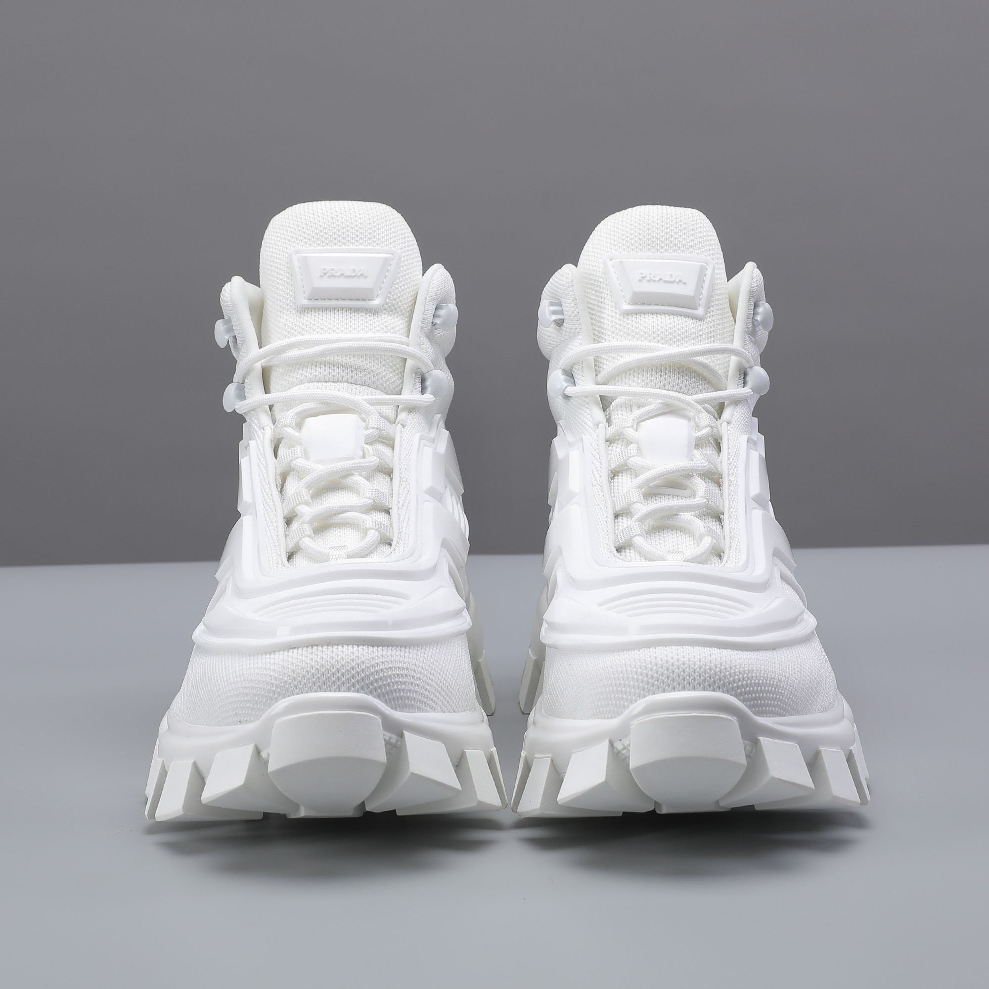 PRADA-CLOUDBUST-THUNDER-KNIT-FABRIC-SNEAKERS-WHITE-1T648M-01 PRADA CLOUDBUST THUNDER KNIT FABRIC SNEAKERS WHITE 1T648M 01