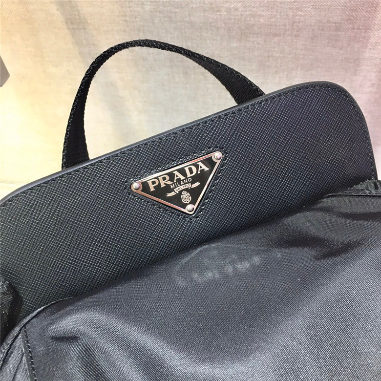 PRADA-NYLON-AND-SAFFIANO-LEATHER-BACKPACK-BLACK-1BZ063_V44_F0002_V_OOH-06 PRADA NYLON AND SAFFIANO LEATHER BACKPACK BLACK 1BZ063 V44 F0002 V OOH 06