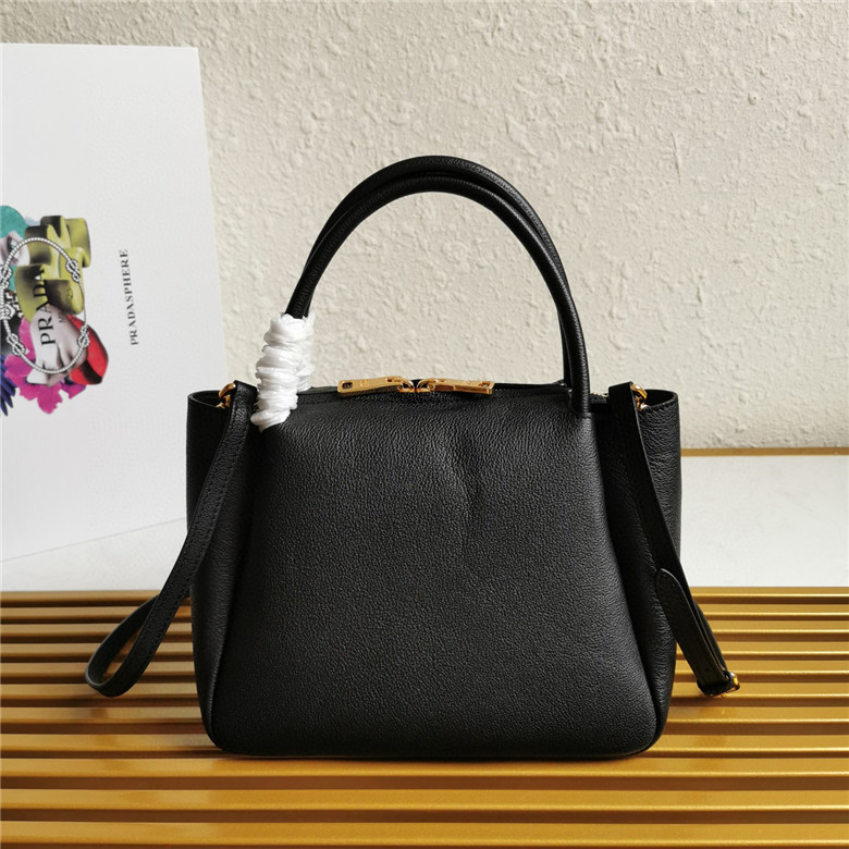 PRADA-SMALL-LEATHER-HANDBAG-BLACK-1BC145_2DKV_F0002_V_OOO-05 PRADA SMALL LEATHER HANDBAG BLACK 1BC145 2DKV F0002 V OOO 05