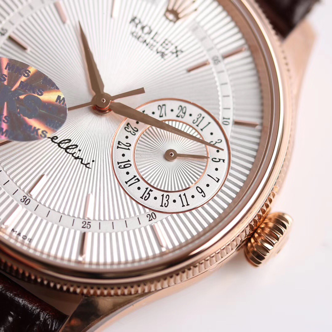 ROLEX-CELLINI-DATE-EVEROSE-SILVER-ALLIGATOR-50515-0008-05 ROLEX CELLINI DATE EVEROSE SILVER ALLIGATOR 50515 0008 05