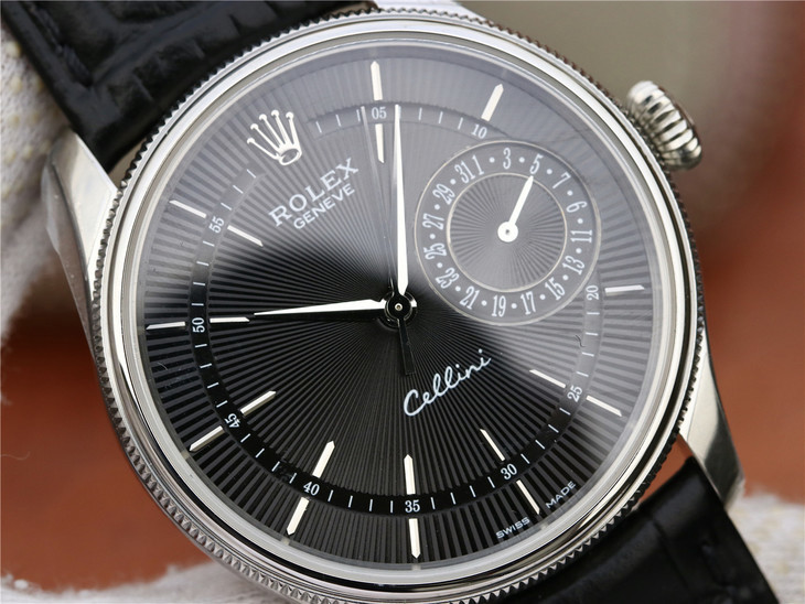 ROLEX-CELLINI-DATE-WHITE-GOLD-BLACK-ALLIGATOR-BLACK-50519-0007-04 ROLEX CELLINI DATE WHITE GOLD BLACK ALLIGATOR BLACK 50519 0007 04