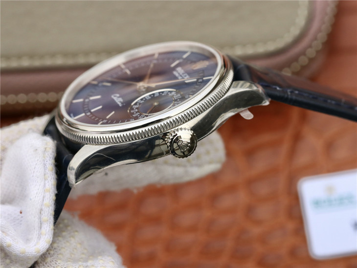 ROLEX-CELLINI-DATE-WHITE-GOLD-BLUE-ALLIGATOR-BLUE-50519-0011-05 ROLEX CELLINI DATE WHITE GOLD BLUE ALLIGATOR BLUE 50519 0011 05