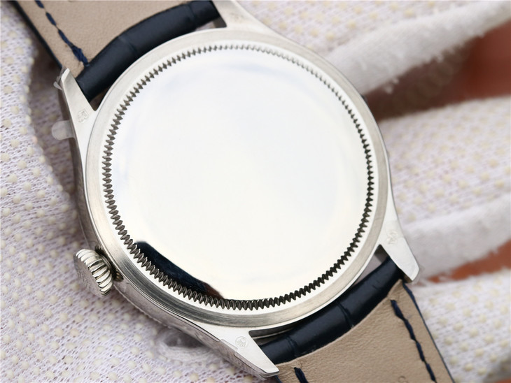 ROLEX-CELLINI-DATE-WHITE-GOLD-BLUE-ALLIGATOR-BLUE-50519-0011-06 ROLEX CELLINI DATE WHITE GOLD BLUE ALLIGATOR BLUE 50519 0011 06