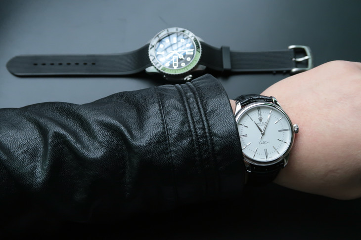 ROLEX-CELLINI-TIME-WHITE-GOLD-WHITE-ALLIGATOR-BLACK-50509-0007-08 ROLEX CELLINI TIME WHITE GOLD WHITE ALLIGATOR BLACK 50509 0007 08