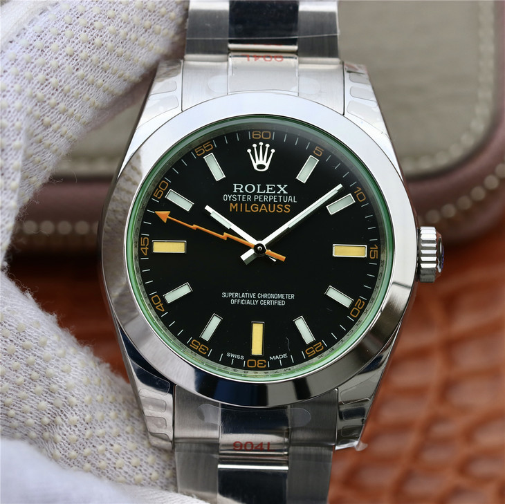 ROLEX-MILGAUSS-STAINLESS-STEEL-MEN'S-WATCH-116400GV-0001-01 ROLEX MILGAUSS STAINLESS STEEL MENS WATCH 116400GV 0001 01