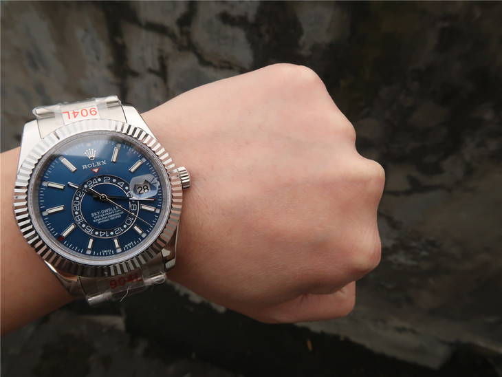 ROLEX-SKY-DWELLER-STAINLESS-STEEL-WHITE-GOLD-BLUE-OYSTER-326934-0003-010 ROLEX SKY DWELLER STAINLESS STEEL WHITE GOLD BLUE OYSTER 326934 0003 010