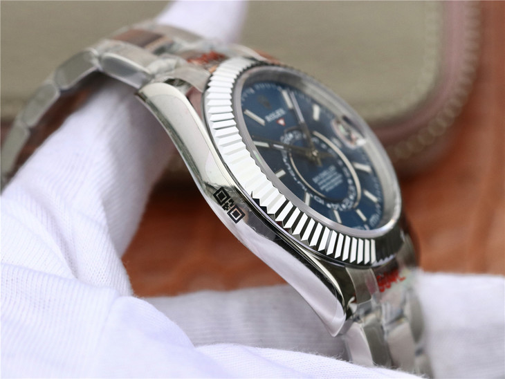 ROLEX-SKY-DWELLER-STAINLESS-STEEL-WHITE-GOLD-BLUE-OYSTER-326934-0003-06 ROLEX SKY DWELLER STAINLESS STEEL WHITE GOLD BLUE OYSTER 326934 0003 06